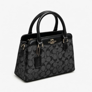 Coach Darcie Carryall Signature Canvas Çanta Black Gray