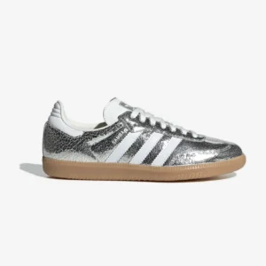 Adidas Samba OG Cracked Silver Metallic Cloud White