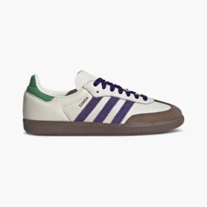 Adidas Samba OG Off White Collegiate Purple Preloved Green
