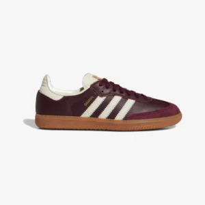 Adidas Samba OG Maroon Crew White Gold Metallic