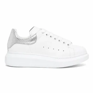 Alexander McQueen Oversized White Silver