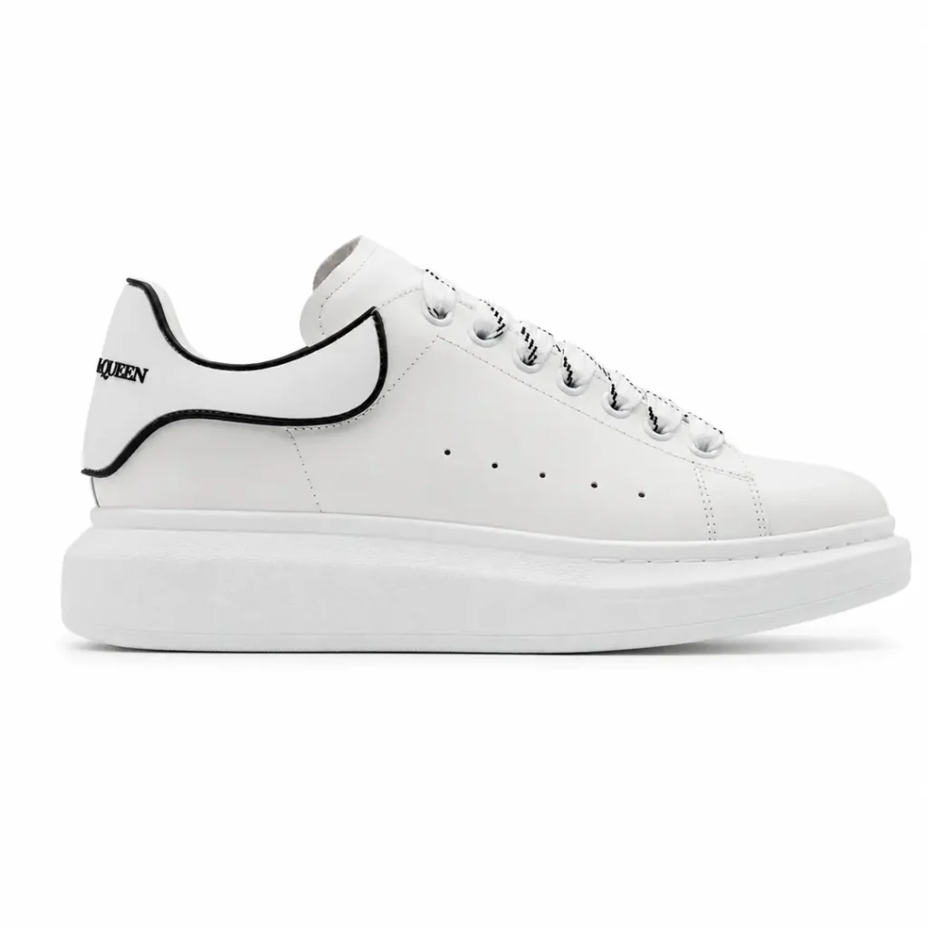 Alexander McQueen Oversized White Black Outline