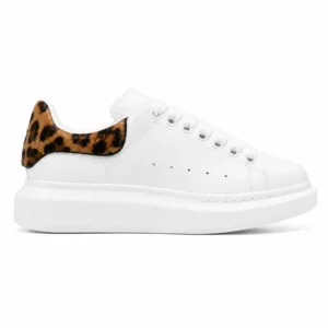 Alexander McQueen Oversized White Leopard
