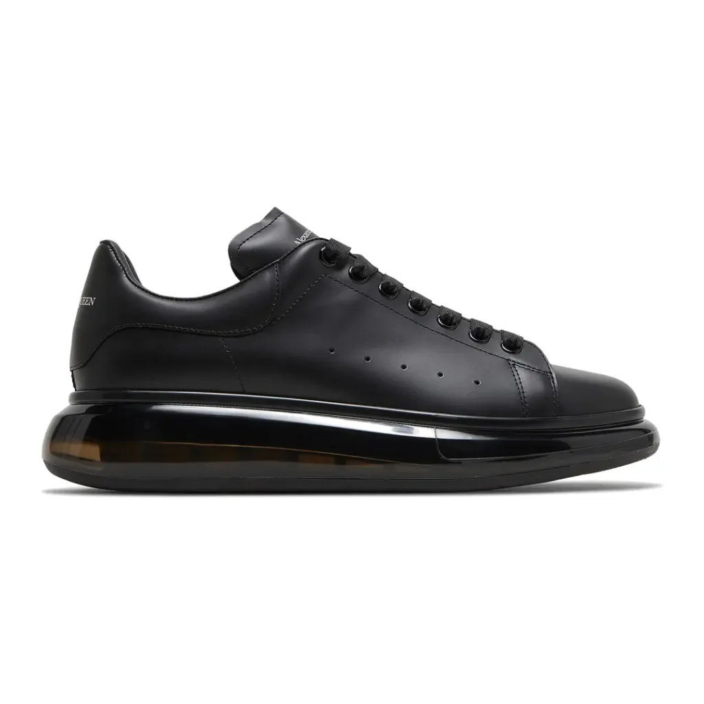 Alexander McQueen Oversized Transparent Sole Black