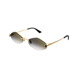Cartier CT0433S 001 Panthère Gold Grey Güneş Gözlüğü