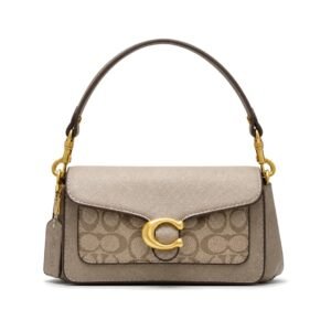 Coach Tabby Shoulder Monogram Bag 20 Cream