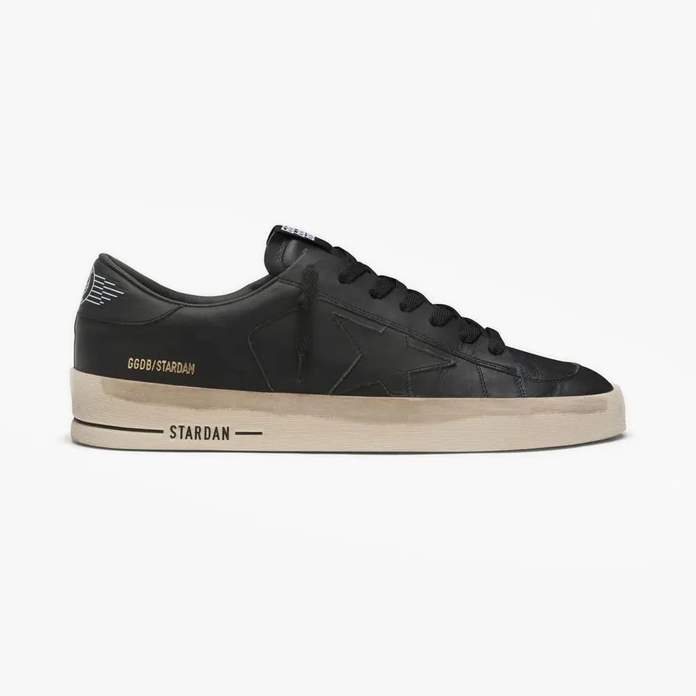 Golden Goose Stardan in Total Black Leather