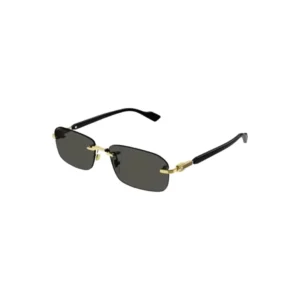 Gucci GG1221S 001 Gold Black Grey Güneş Gözlüğü