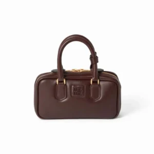 Miu Miu Arcadie Leather Bag Briarwood