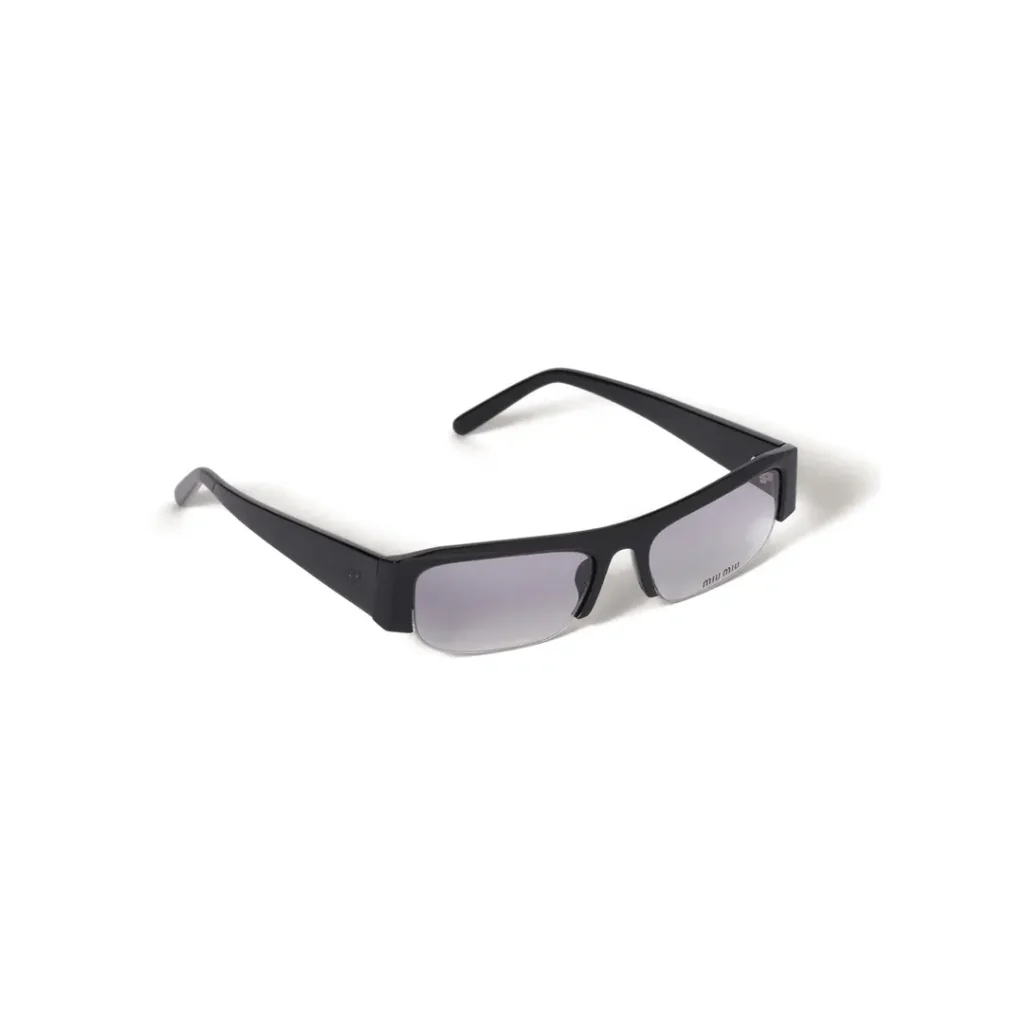 Miu Miu Vedette SMUB07 E16K FE04O Black Crystal Gradient Sky Güneş Gözlüğü