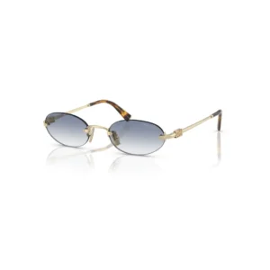 Miu Miu Regard MU A54S ZVN80O Pale Gold Clear Light Blue Gradient Güneş Gözlüğü