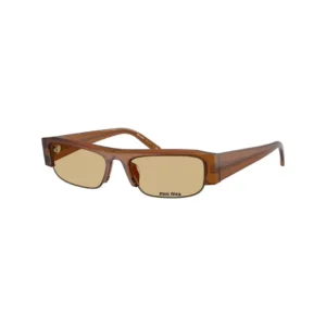Miu Miu Vedette MU B07S 22I10R Opaline Amber Yellow Güneş Gözlüğü