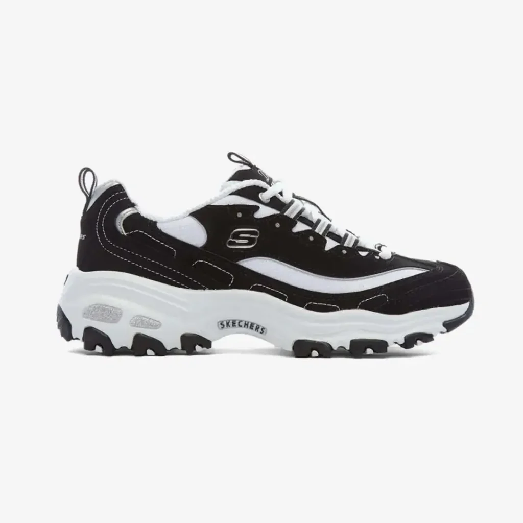 Skechers D'Lites Biggest Fan Black/White