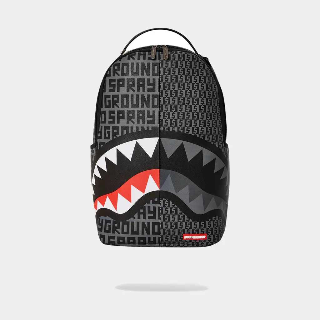 Sprayground Split Infinity Check In Grey DLXSV Backpack