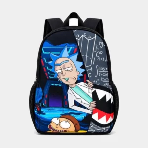 Sprayground Rick and Morty Portal Shark DLXR Backpack