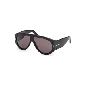 Tom Ford Bronson FT1044 01A Shiny Black Smoke Güneş Gözlüğü