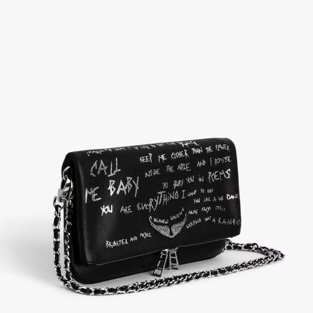 Zadig & Voltaire Rock Grafitti Bag